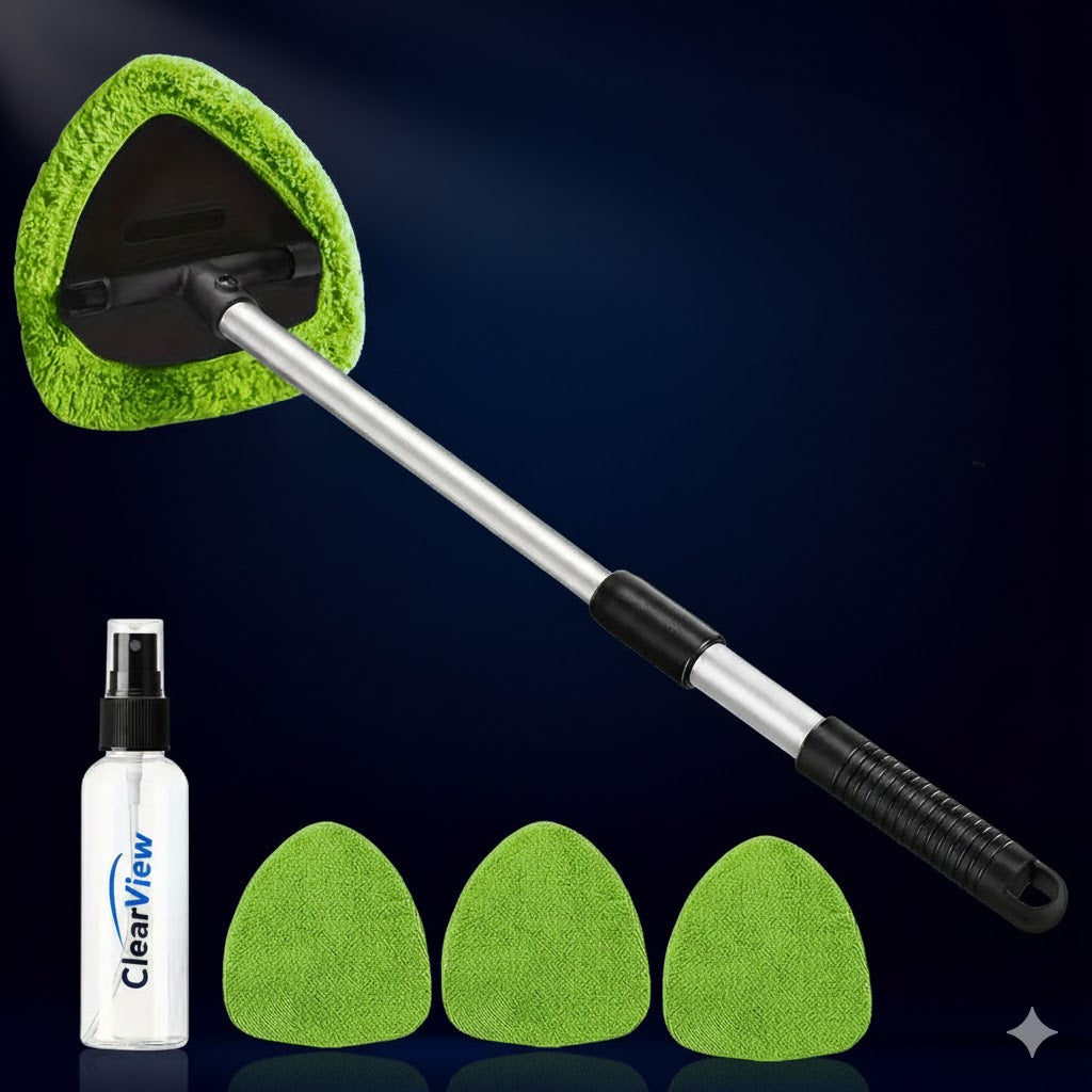 Telescopic Microfiber Car Window Cleaning Brush