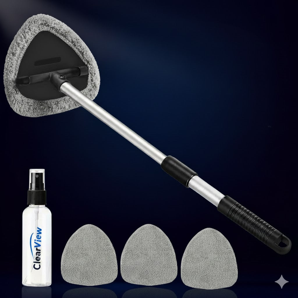 Telescopic Microfiber Car Window Cleaning Brush