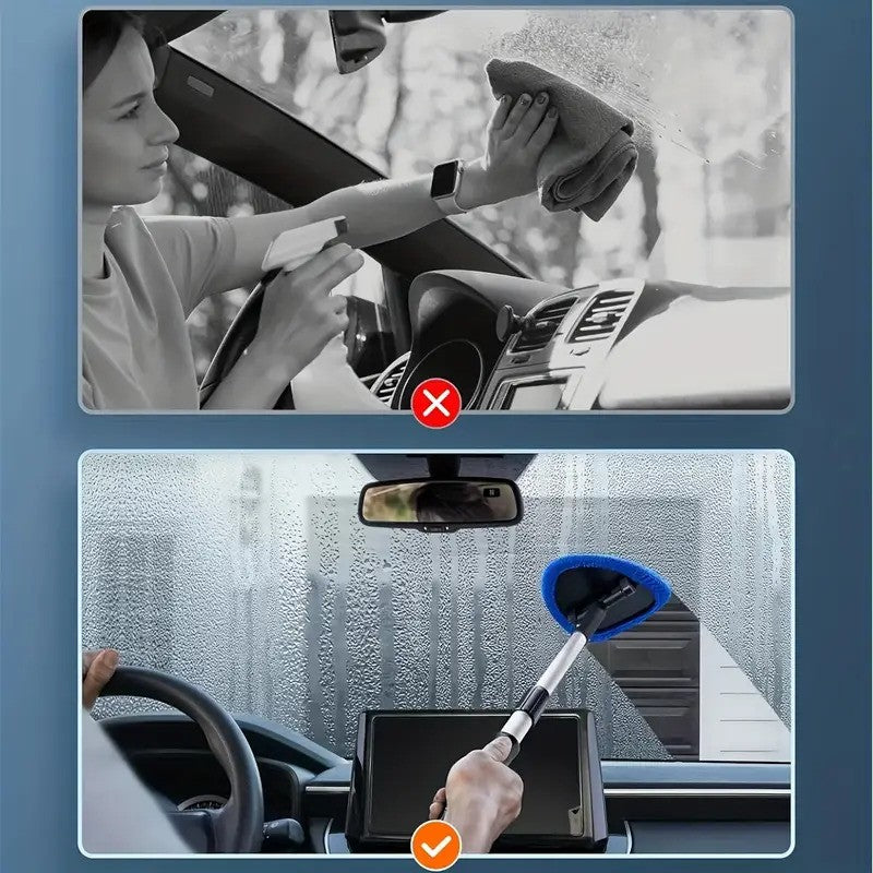 Telescopic Microfiber Car Window Cleaning Brush
